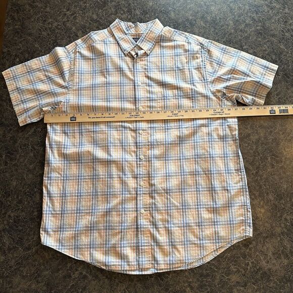 lot of 3 mens XXL Button Short sleeve Shirts & Nike Golf Pullover vest Roundtree - Picture 11 of 14